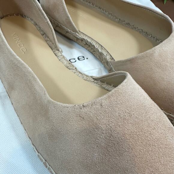 Vince Women's Tita Slip On D'orsay Espadrille Flats Size 8.5 $250 - Picture 5 of 11